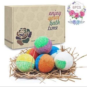 🛁6 Handmade Pure Natural Essential Oil Bath Bombs
